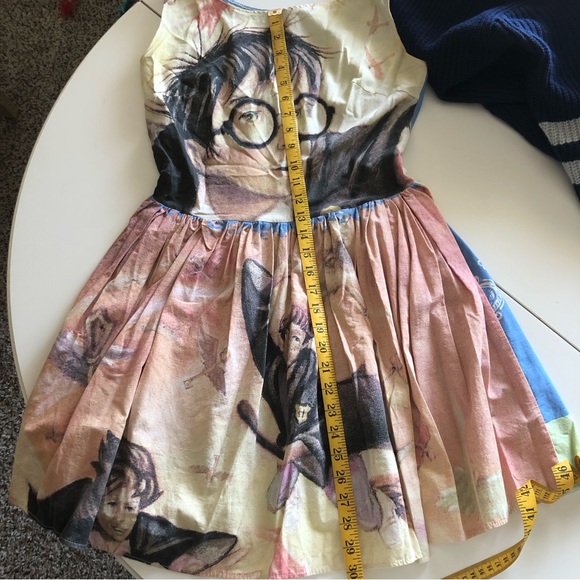 ✨Upcycled DIY Harry Potter homemade sheet dress Hogwarts Unique Vintage Pinup✨ - Picture 8 of 8